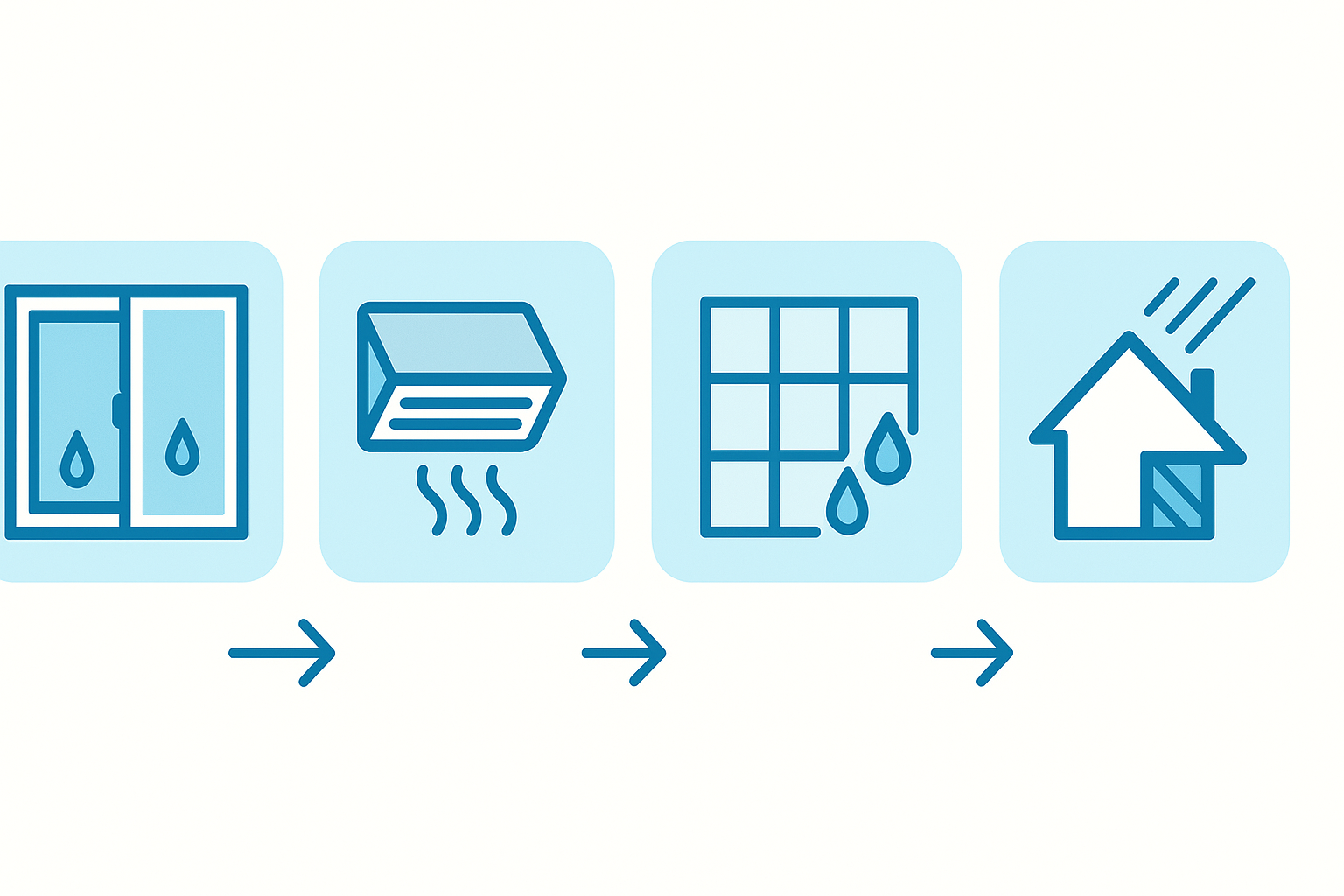 結露・カビ対策リフォームまとめ図